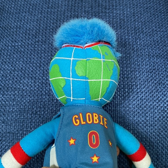 Vintage GLOBIE #0 HARLEM GLOBETROTTERS Plush Basketball Mascot - Picture 11 of 11